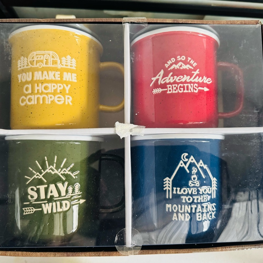 Adventure Enamel Mug Set - Multicolor
